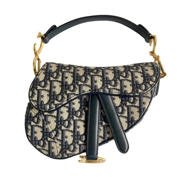 Dior Oblique Mini Saddle Bag - Picture 1 of 10